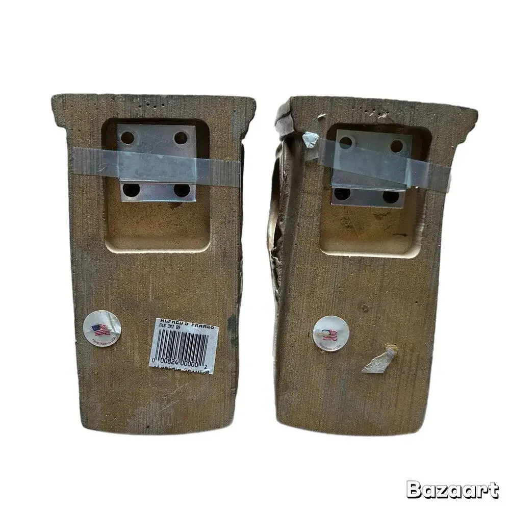 Set of 2 Curtain Rod Support Resin Drapery Sconce Corbel Brackets